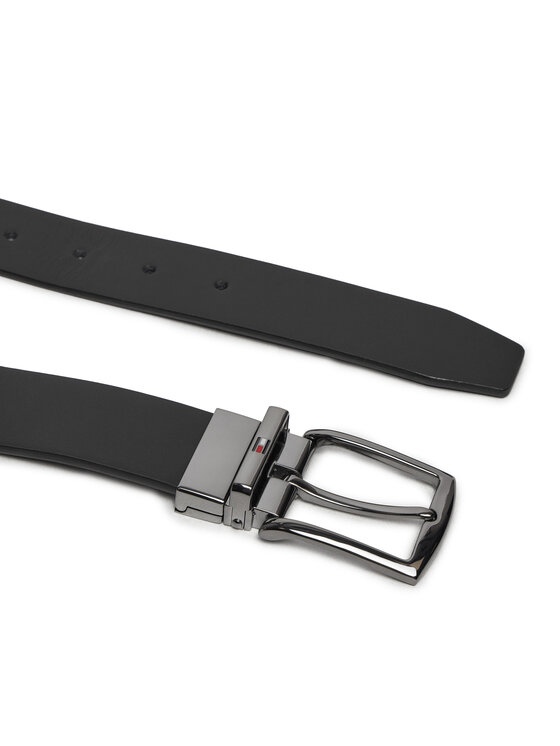 Tommy Hilfiger Tommy Hilfiger Ζώνη Ανδρική Denton Rev 3.5 AM0AM12549 Μαύρο