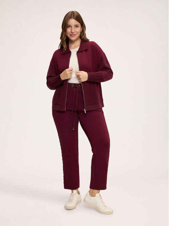 Fiorella Rubino Fiorella Rubino Felpa G833L009394N036 Bordeaux Regular Fit