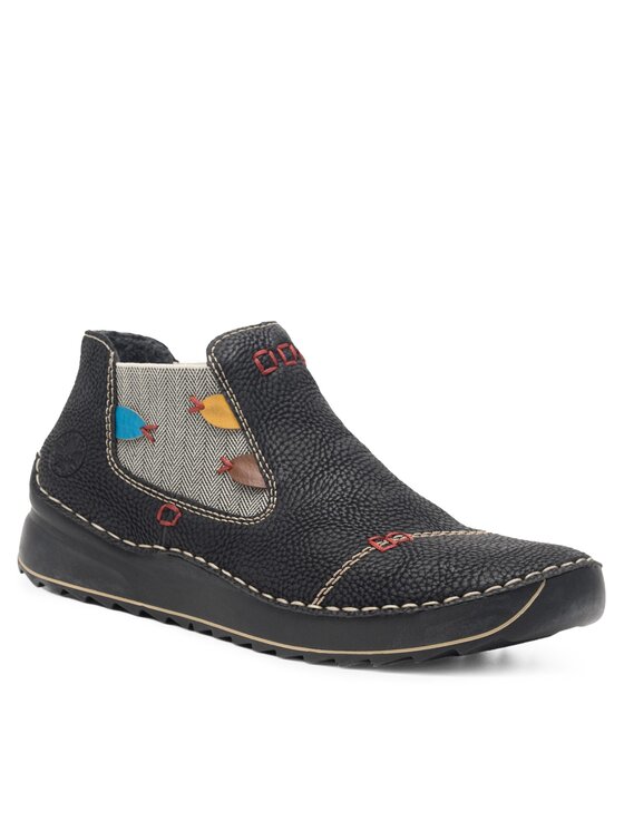 Rieker Rieker Klassische Stiefeletten 51592-00 Schwarz