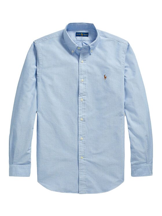 Polo Ralph Lauren Polo Ralph Lauren Košile Cupdppcs 710792041002 Světle modrá Custom Fit
