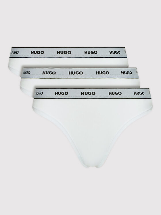 HUGO Hugo 3er-Set Stringtangas 50469681 Weiß
