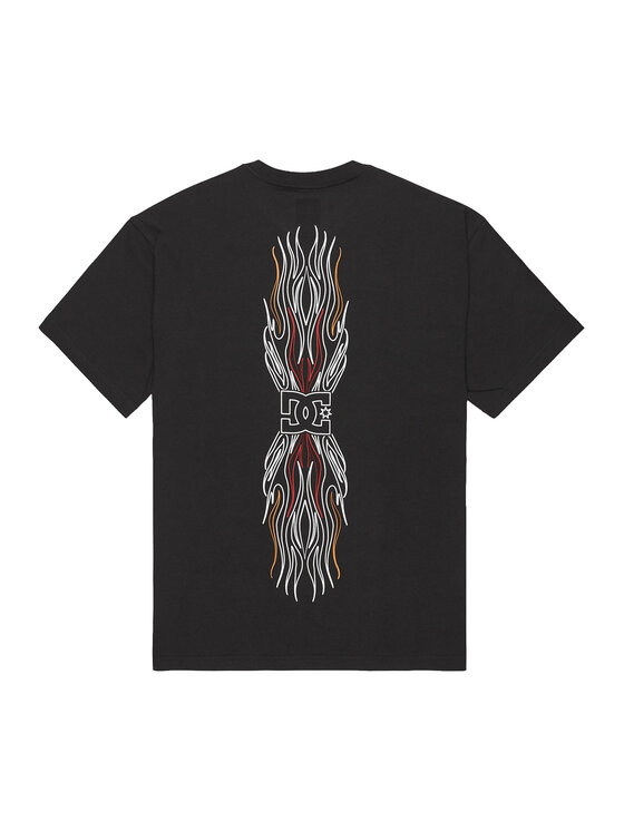DC Shoes DC Shoes Tričko Burn Out EDYZT04356 Čierna Regular Fit