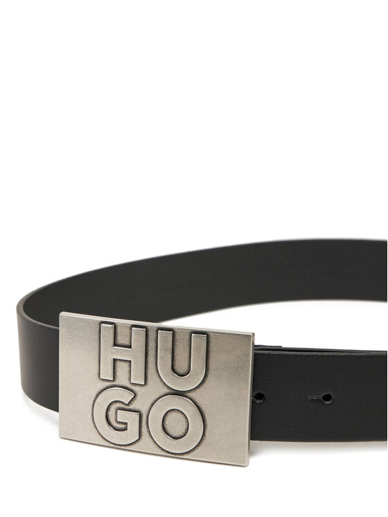 HUGO HUGO Pánský pásek 50537037 Černá