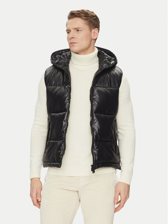 Save The Duck Save The Duck Vestă D80296M LUCK19 Negru Regular Fit
