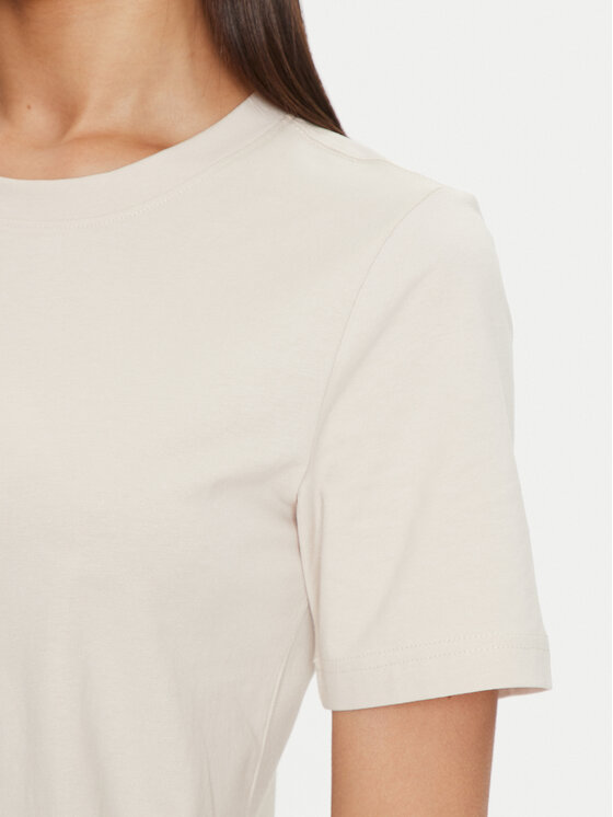 Gina Tricot Gina Tricot Футболка Basic 17937 Бежевий Regular Fit