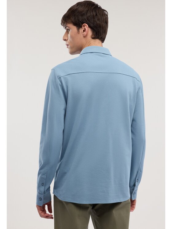 Trussardi Trussardi Koszula G5068000115N024 Turkusowy Regular Fit