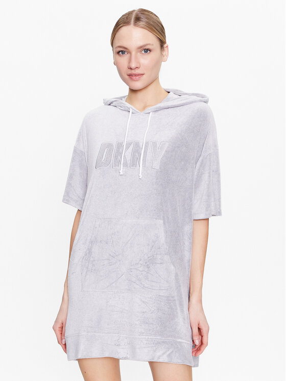 DKNY Cămașă de noapte YI2122654 Gri Regular Fit