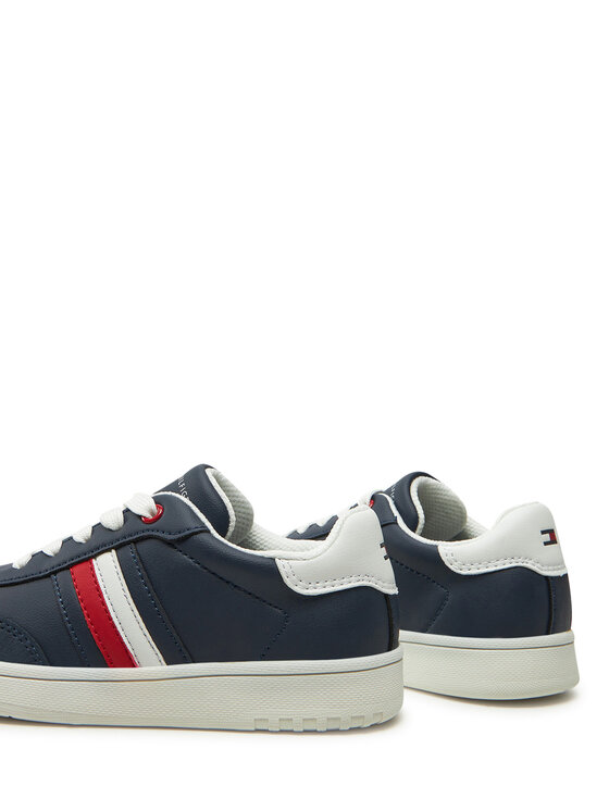 Tommy Hilfiger Tommy Hilfiger Sneakersy Stripe Low Cut Lace-Up Sneaker T3X9-33851-1269 M Granatowy