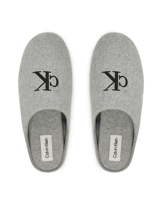 Calvin Klein Calvin Klein Παντόφλες Σπιτιού Home Slipper Mule HM0HM01931 Γκρι