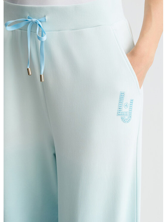 Liu Jo Liu Jo Spodnie materiałowe TA5116FS090M9112 Błękitny Regular Fit