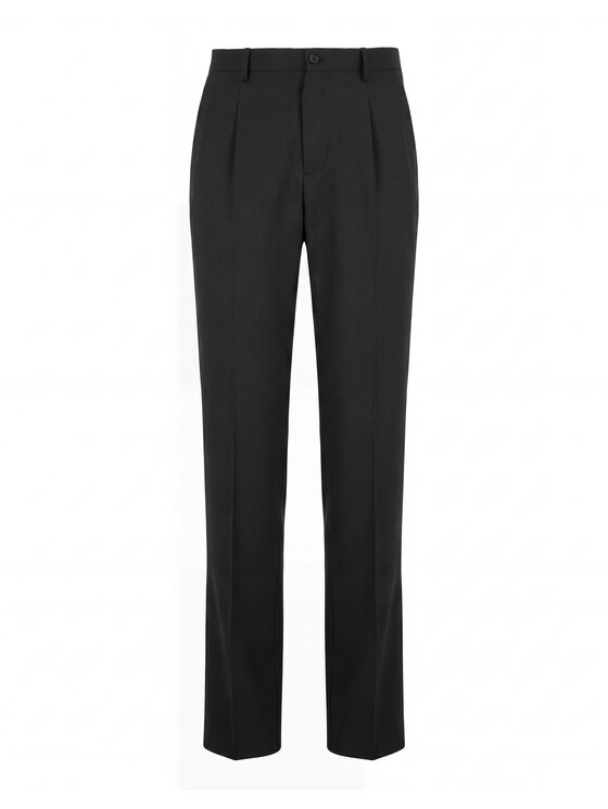 PHILIPP PLEIN PHILIPP PLEIN Bavlnené nohavice 31553 Čierna Regular Fit