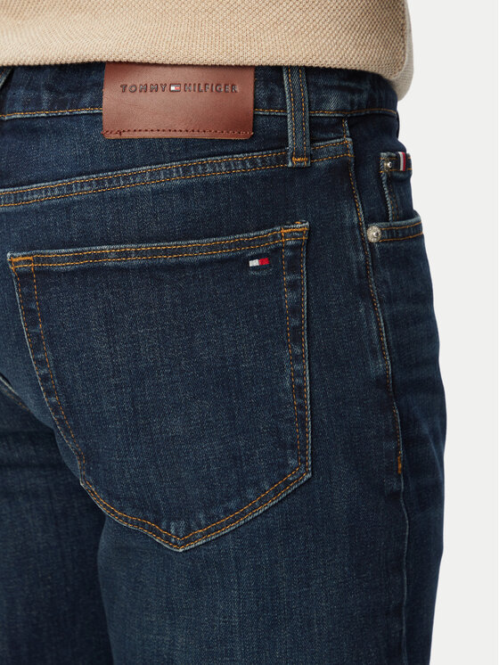 Tommy Hilfiger Tommy Hilfiger Džinsi Denton MW0MW43162 Tumši zils Slim Fit