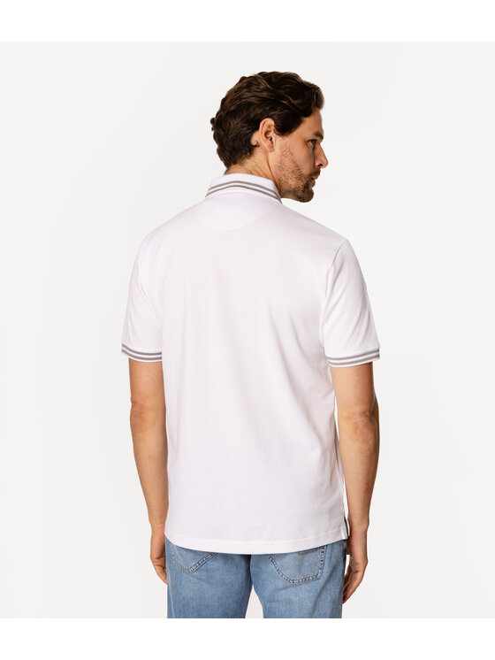 Lee Cooper Lee Cooper Polo TYAN 5029 Biały Regular Fit