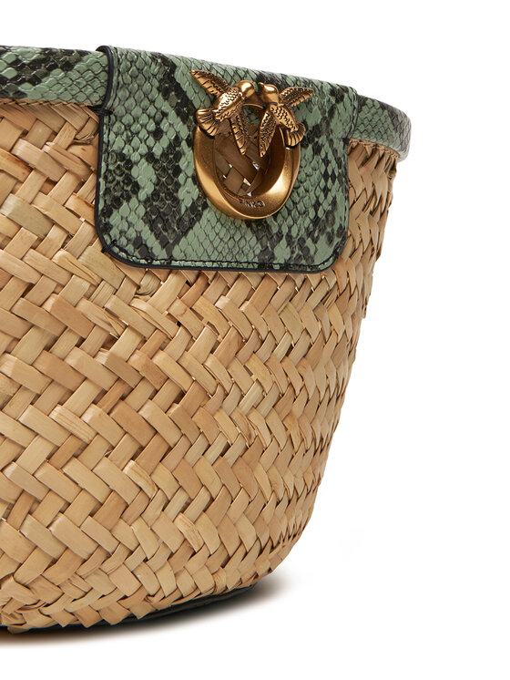 PINKO PINKO Torebka Love Summer Bucket PE 25 PLTT 103325 A2GO Beżowy