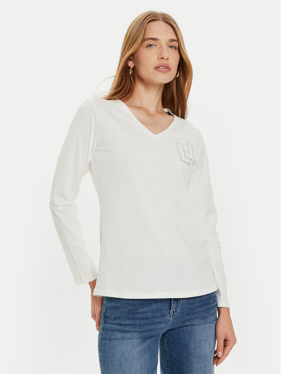 Liu Jo Sport Liu Jo Sport Μπλουζάκι TF4211 JS088 Λευκό Regular Fit