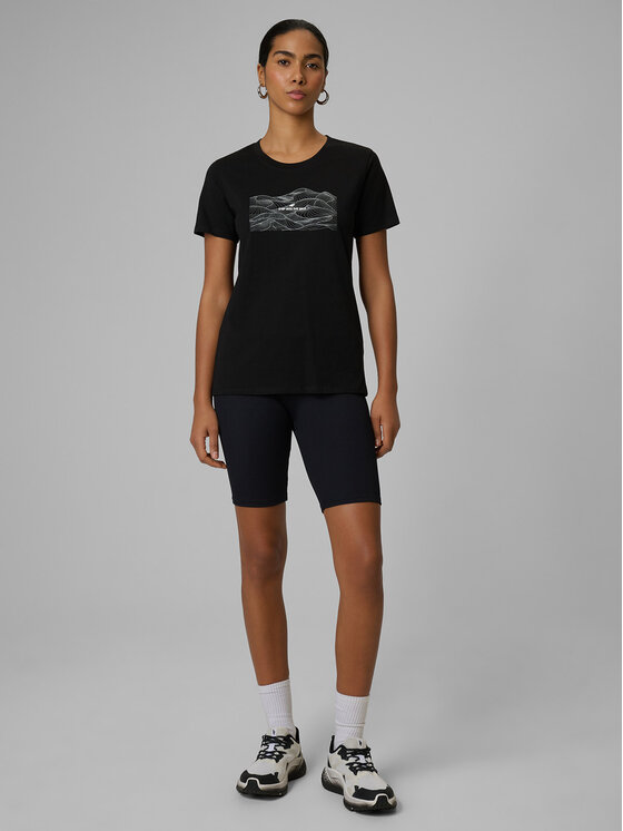 4F 4F Kolarki TREKKING Czarny Slim Fit