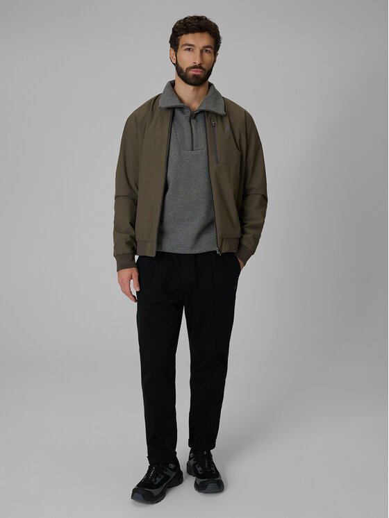 4F 4F Kurtka przejściowa CITY JACKETS Khaki Regular Fit