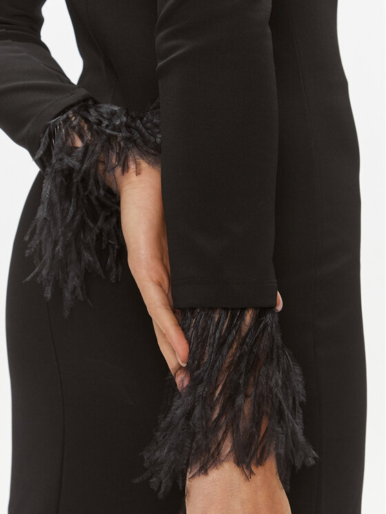 Marella Marella Cocktail obleka Ione 2336260836200 Črna Regular Fit