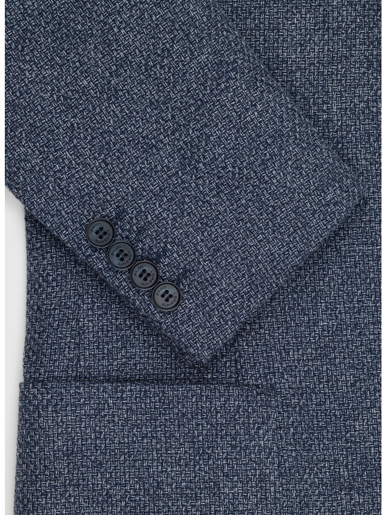 Pako Lorente Pako Lorente Marynarka P26WF-3X-014 Granatowy Slim Fit