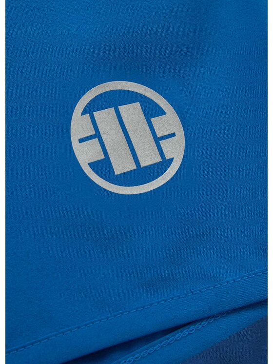PITBULL PITBULL Szorty sportowe Spodenki Sportowe Performance Pro plus Small Logo II S Niebieski Regular Fit