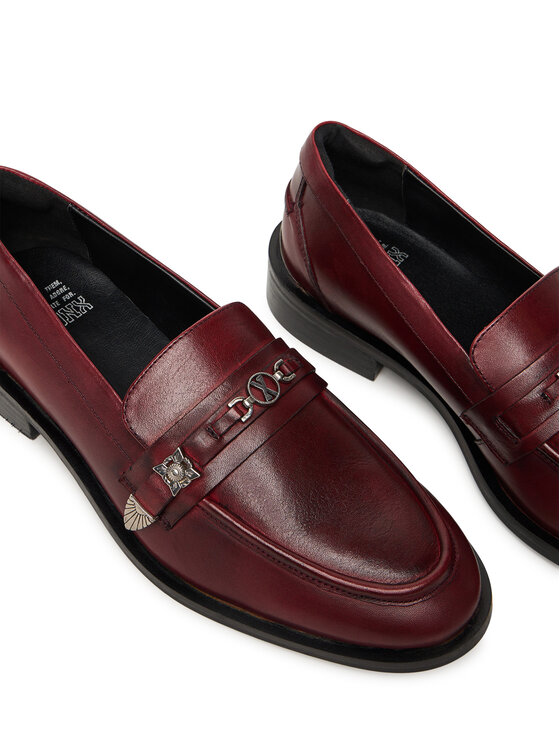 Bronx Bronx Loaferice Next Wagon 66652-US Tamnocrvena