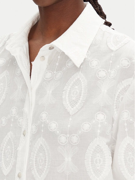Bruuns Bazaar Bruuns Bazaar Ing Feodory BBW4508 Fehér Loose Fit