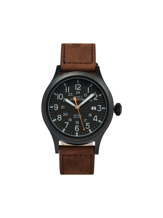 Timex Timex Ročna ura Expedition TW4B12500 Rjava