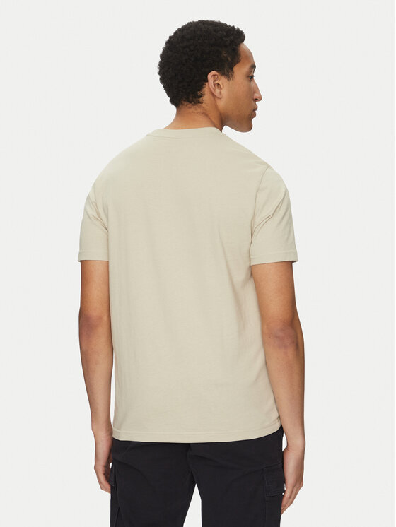 BOSS BOSS T-Shirt Logo Space 50539186 Beżowy Regular Fit