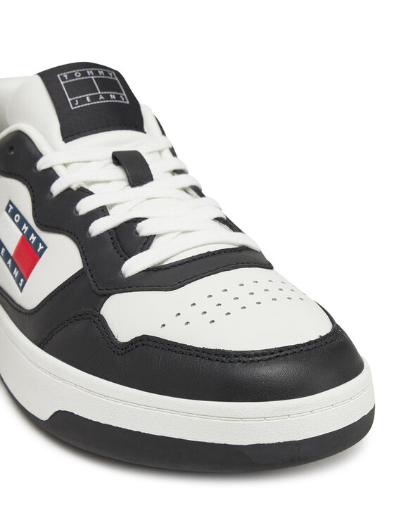 Tommy Jeans Tommy Jeans Sneakersy (New) Tjm Cupsole Leather Ess EM0EM01443 Biały
