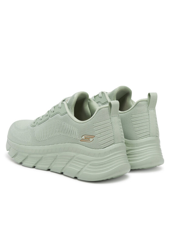 Skechers Skechers Sneakersy Bobs B Flex Hi-Flying Hi 117385/SAGE Zielony