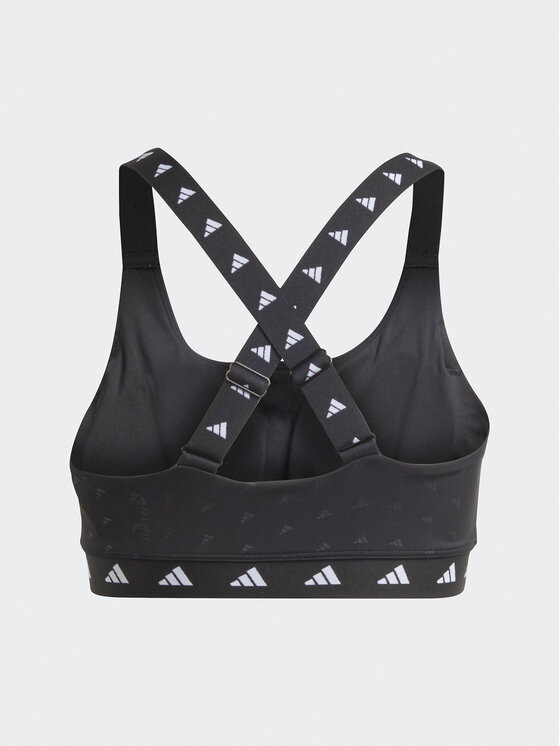 adidas adidas Sutien sport PowerImpact Luxe Training Medium-Support Bra HS7264 Negru