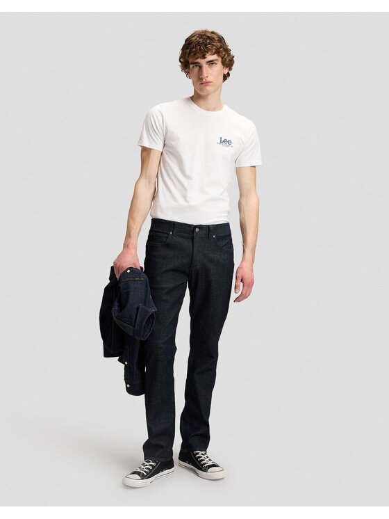 Lee Lee T-Shirt MEDIUMTEE Biały Regular Fit