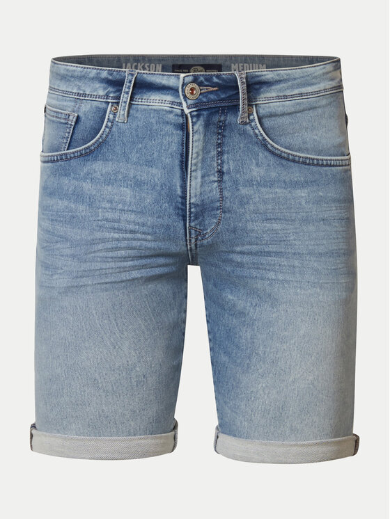 Petrol Industries Jeans kratke hlače M-1040-SHO001 Modra Slim Fit