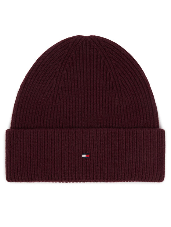 Tommy Hilfiger Tommy Hilfiger Set šal + kapa AW0AW19136 Bordo rdeča