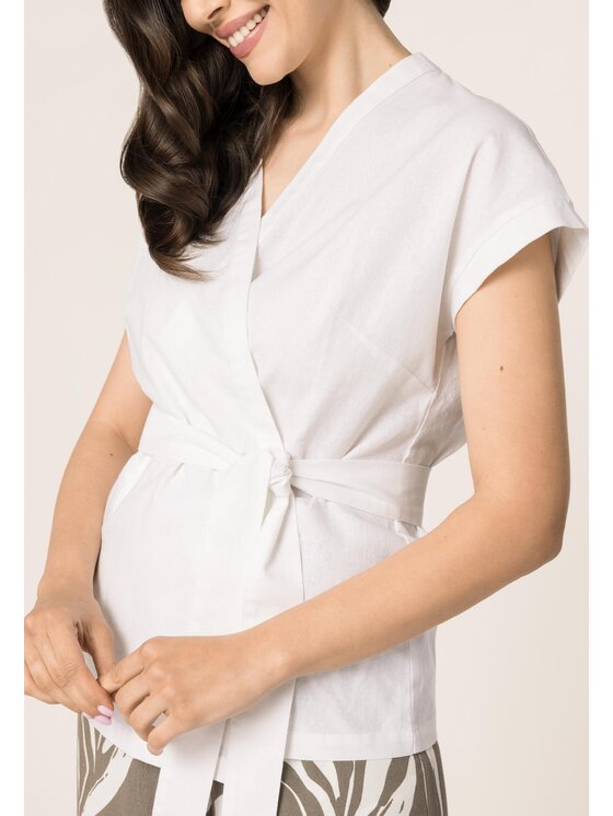 QUIOSQUE QUIOSQUE Halenka 2UB002 Bílá Regular Fit
