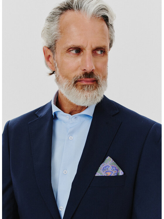 Pako Lorente Pako Lorente Marynarka P24SF-3X-017 Granatowy Slim Fit