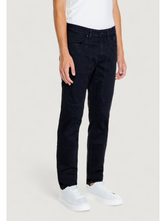Jeckerson Jeckerson Pantalone da abito JOHN 5 TASCHE TOPPA Nero To Fit