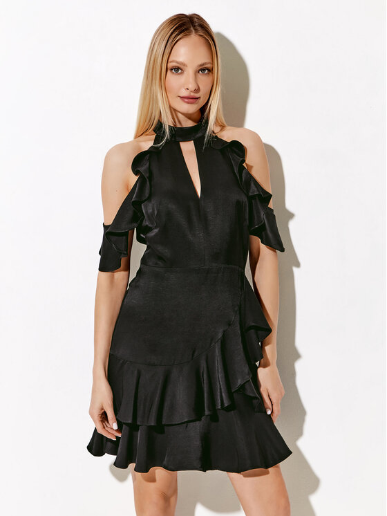 Rage Age Rage Age Rochie cocktail Candy Negru Regular Fit