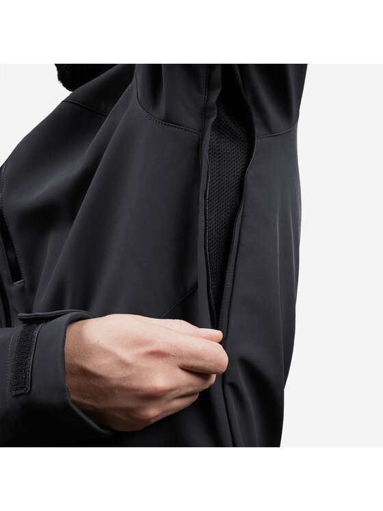 Alpinus Alpinus Kurtka softshell Roignais Czarny Regular Fit