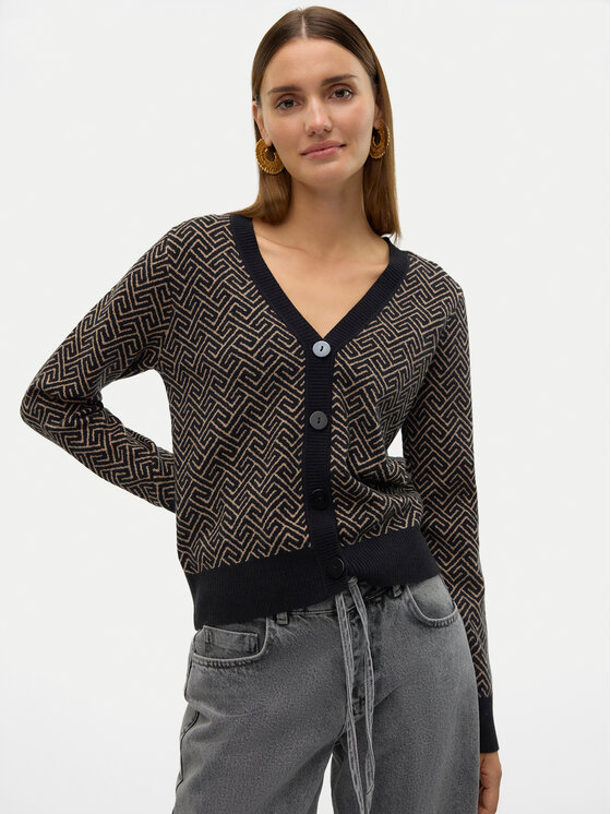 Vero Moda Vero Moda Kardigan Aria 10314507 Crna Regular Fit