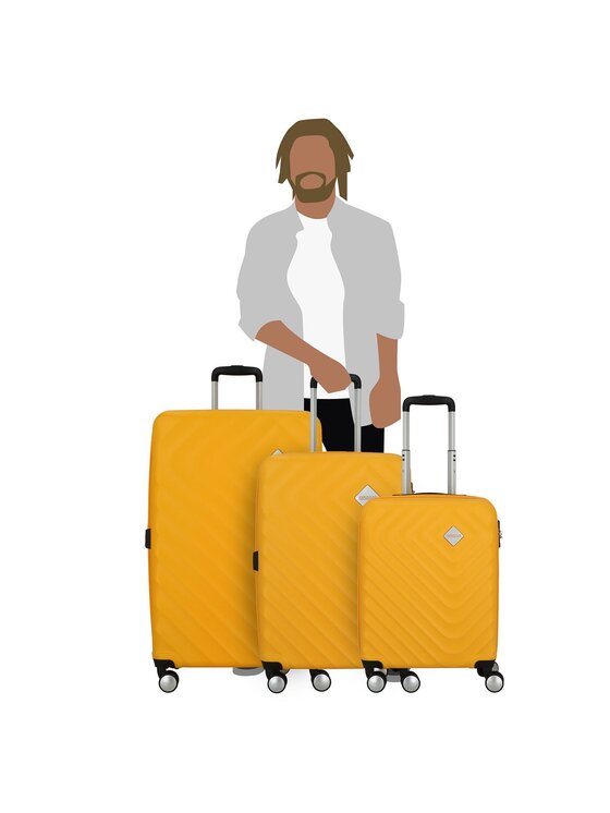 American Tourister American Tourister Komplet walizek 302224 Żółty