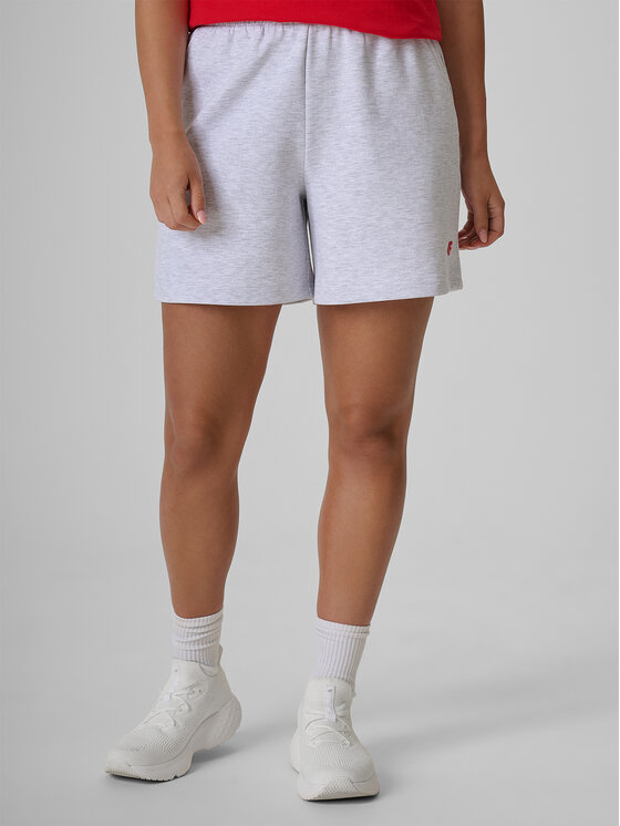 4F 4F Szorty sportowe STREFA KIBICA Szary jasny Regular Fit