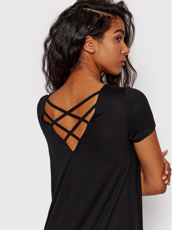 ONLY ONLY Φόρεμα καλοκαιρινό Bera 15131237 Μαύρο Regular Fit