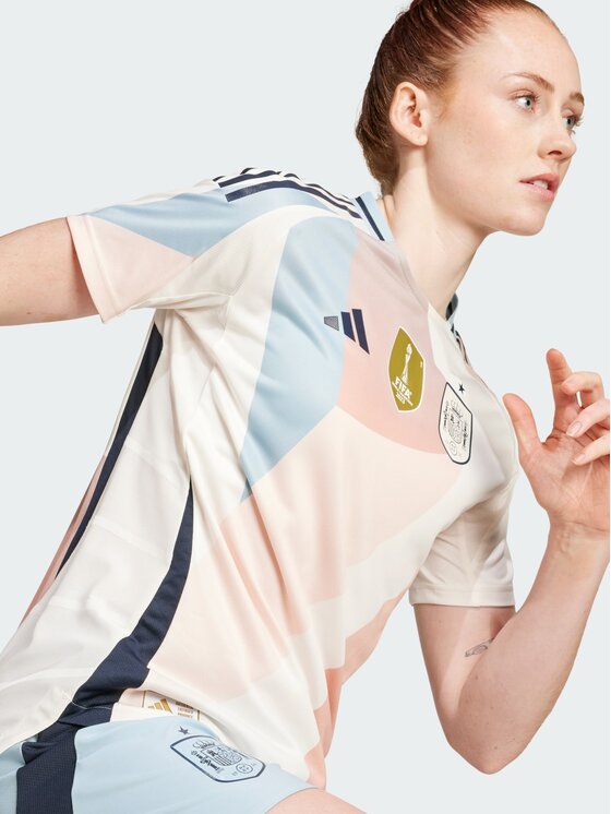 adidas adidas Koszulka techniczna Spain 25 (Women's Team) Away Authentic Jersey Biały Regular Fit