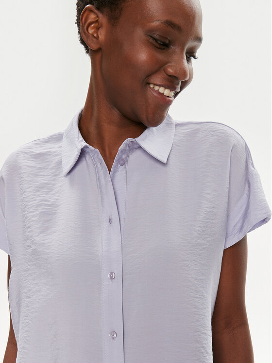 Tamaris Apparel Tamaris Apparel Hemd Almada TAW0517 Violett Regular Fit