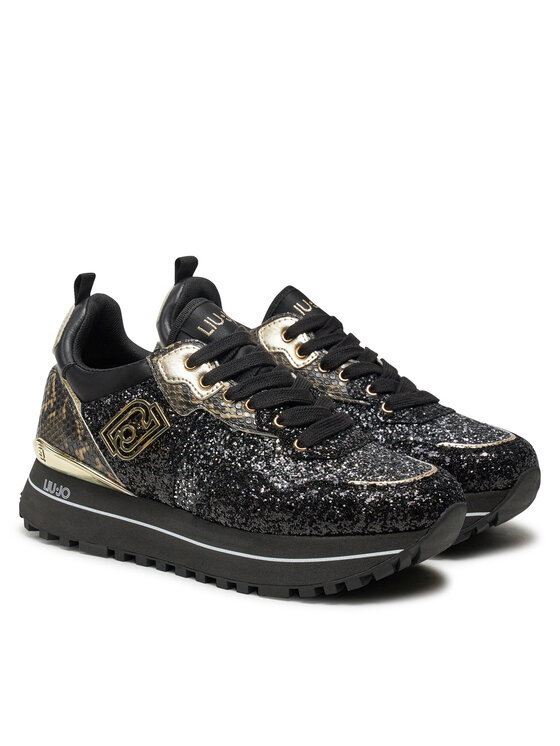 Liu Jo Liu Jo Sneakersy Maxi Wonder 01 BF4001 TX007 Czarny