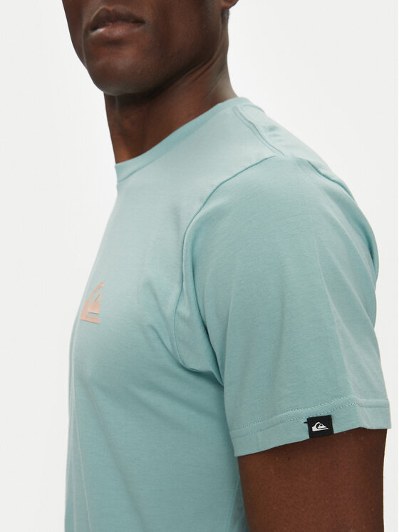 Quiksilver Quiksilver T-shirt EQYZT08042 Turchese Regular Fit