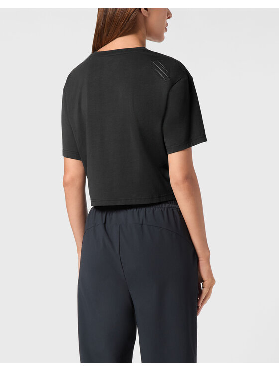 Plein Sport Plein Sport T-Shirt 22409 Czarny Regular Fit