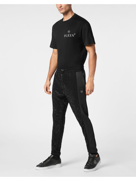 PHILIPP PLEIN PHILIPP PLEIN Spodnie dresowe 23125 Czarny Jogger Fit