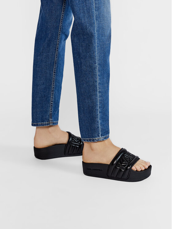 KARL LAGERFELD KARL LAGERFELD Natikači KL80825 Črna